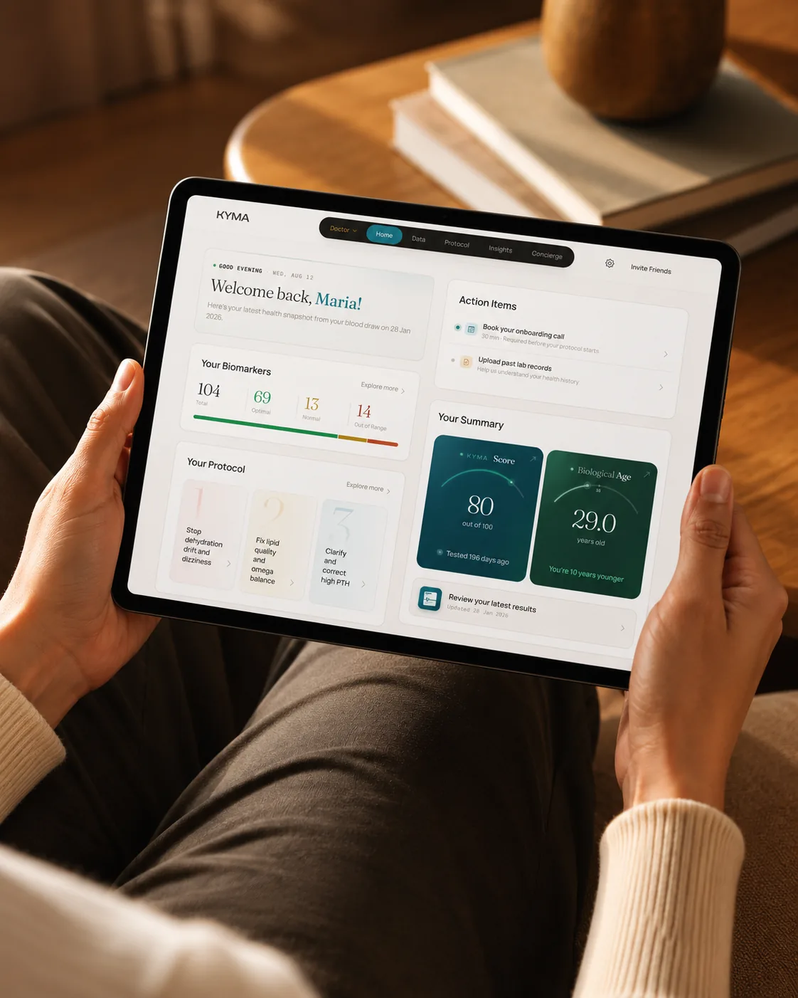 Kyma Health Dashboard